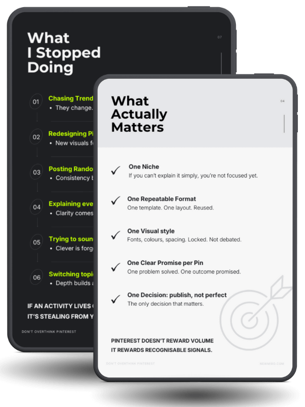 how i reached 100k views pinterest tablet mock up 2 pages