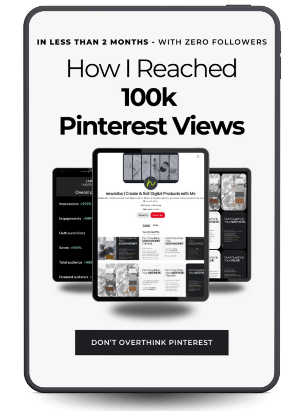 how i reached 100k views pinterest tablet mock up cover page