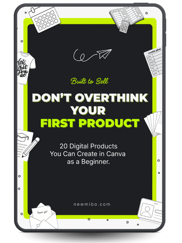 20 digital product ideas mockup 1 tablet