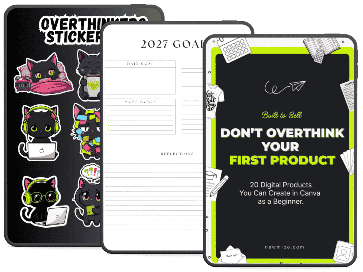 3 tablets product landing page mock up