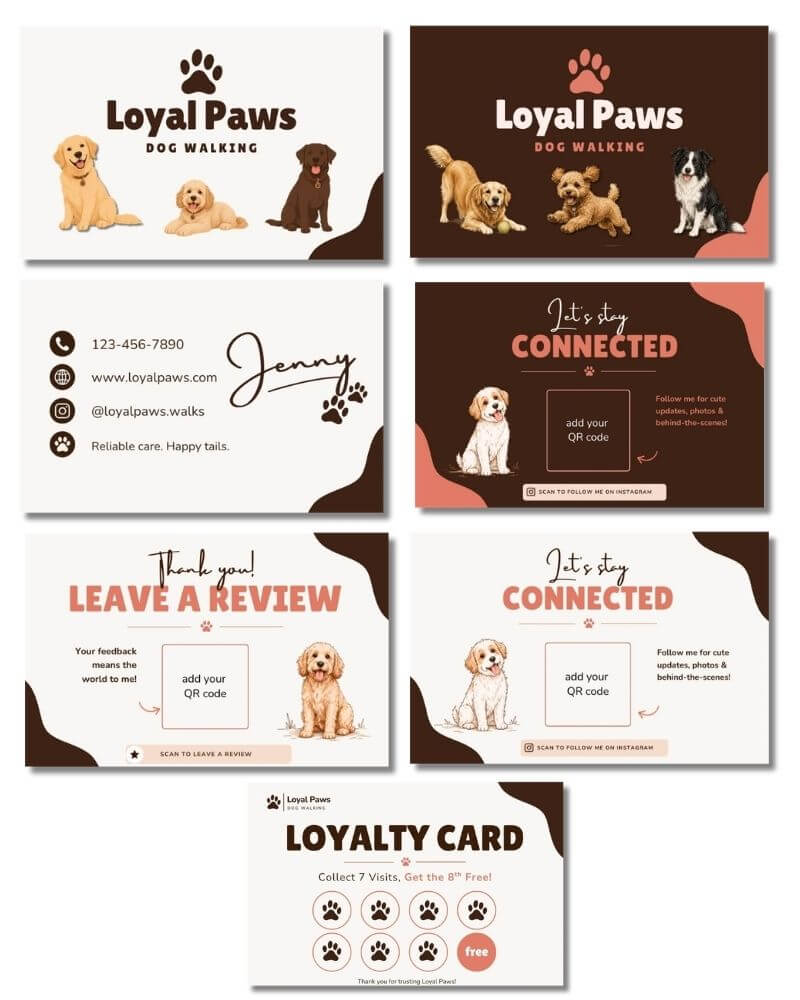 Dog Walker Collection dog walker card gallery x 7 mockup 800x1000 c