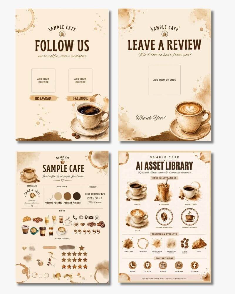 coffee shop gallery qr and a.i. 4 image mockup 800x1000